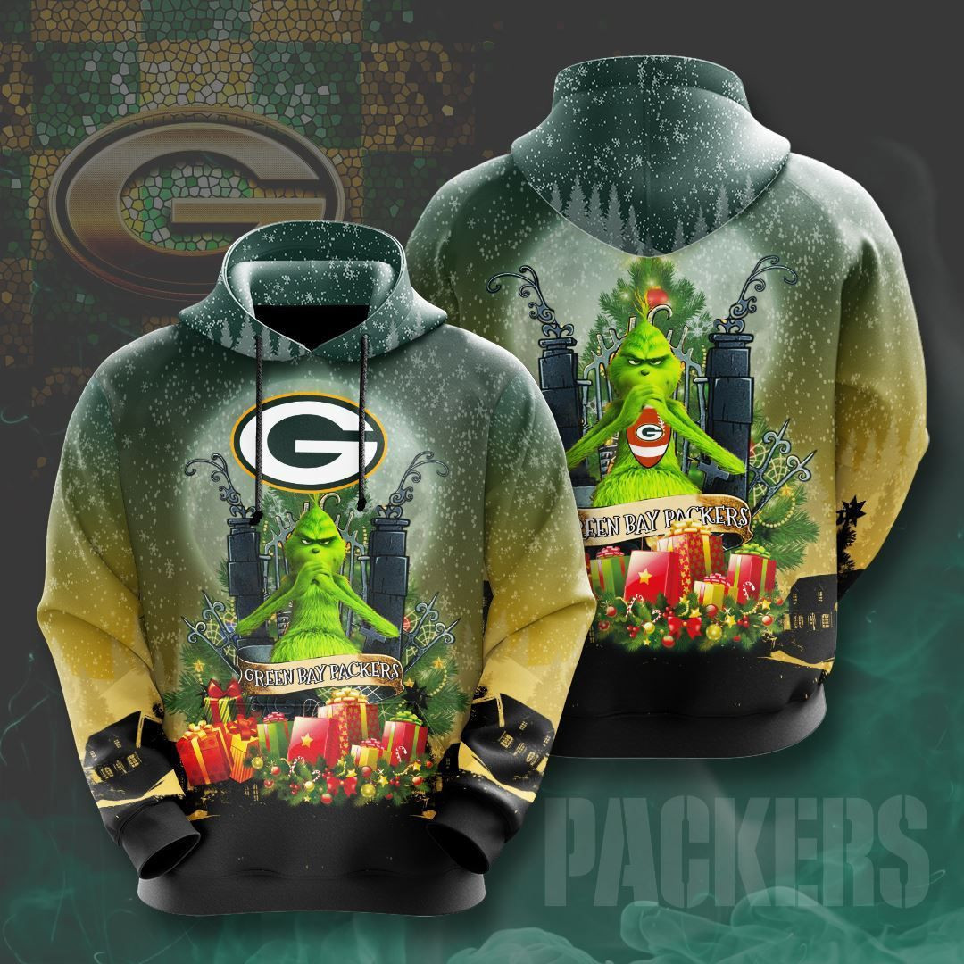 Green Bay Packers No730 Custom Hoodie 3D All Over Print