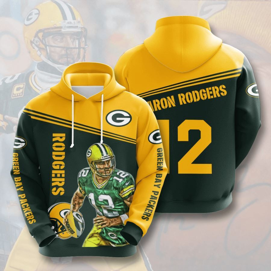 Green Bay Packers No733 Custom Hoodie 3D All Over Print