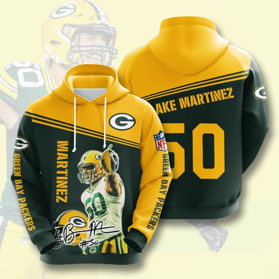 Green Bay Packers No737 Custom Hoodie 3D