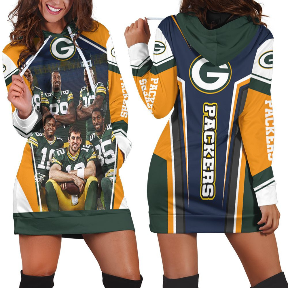 Green Bay Packers Photoshop Nfc North Division Champions Super Bowl 2021 Hoodie Dress Sweater Dress Sweatshirt Dress