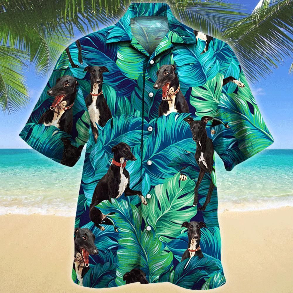 Greyhound Dog Lovers Aloha Hawaiian Shirt Colorful Short Sleeve Summer Beach Casual Shirt For Men And Women