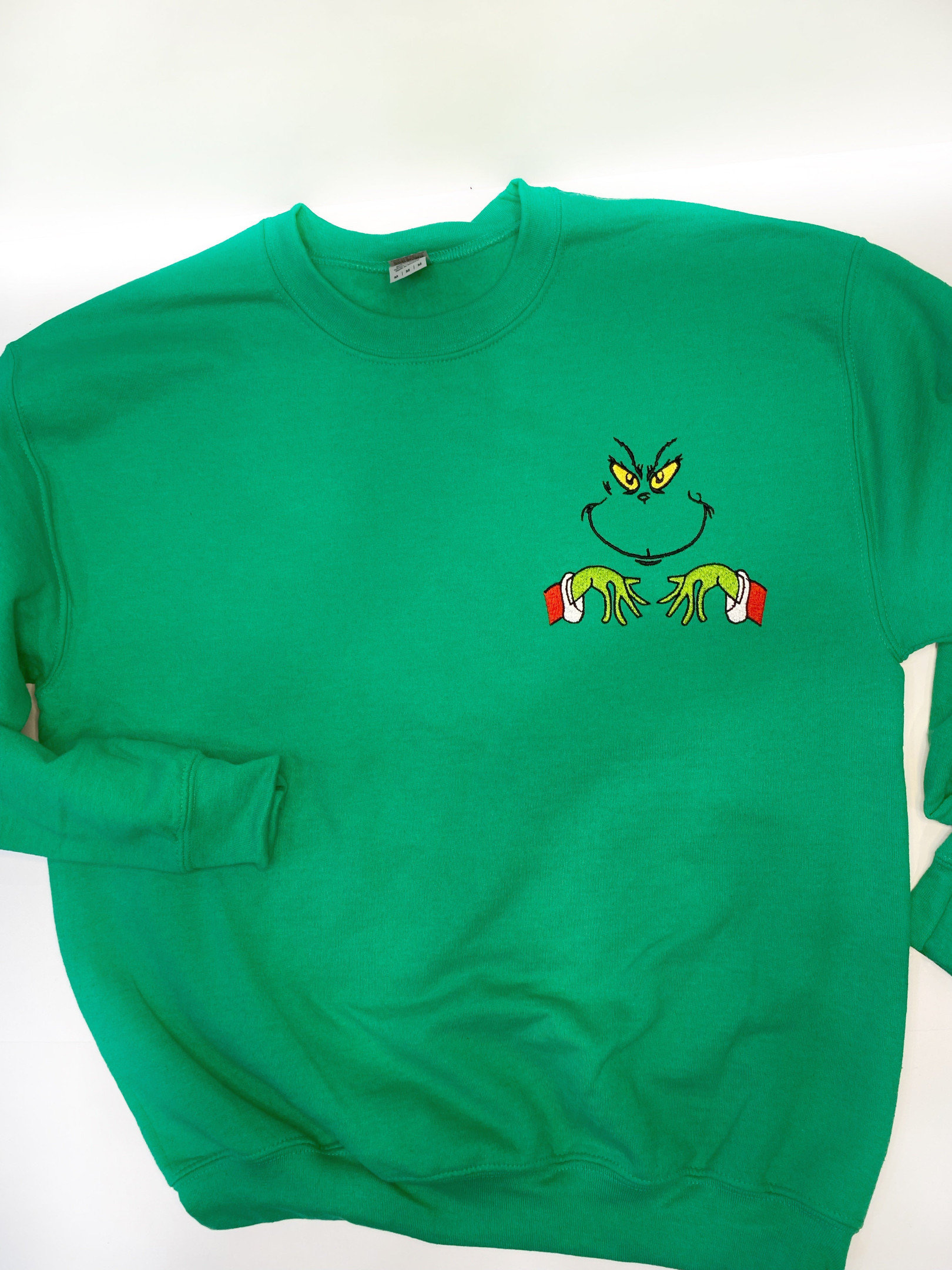 Grinch Christmas Embroideried Sweatshirt Christmas