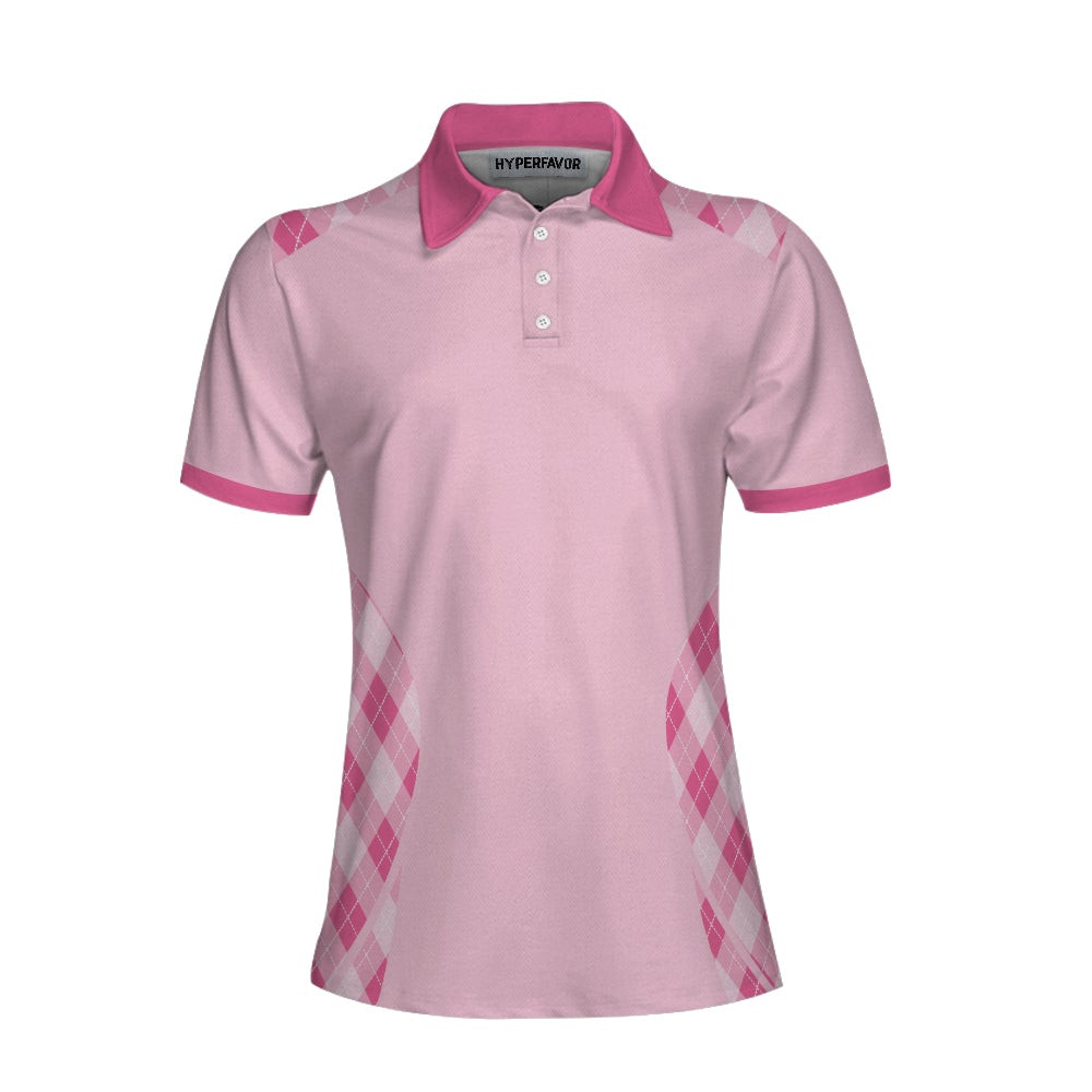 Grip It Rip It Sip It Golf V2 Short Sleeve Women Polo Shirt Best Pink Golf Polo Shirt For Women