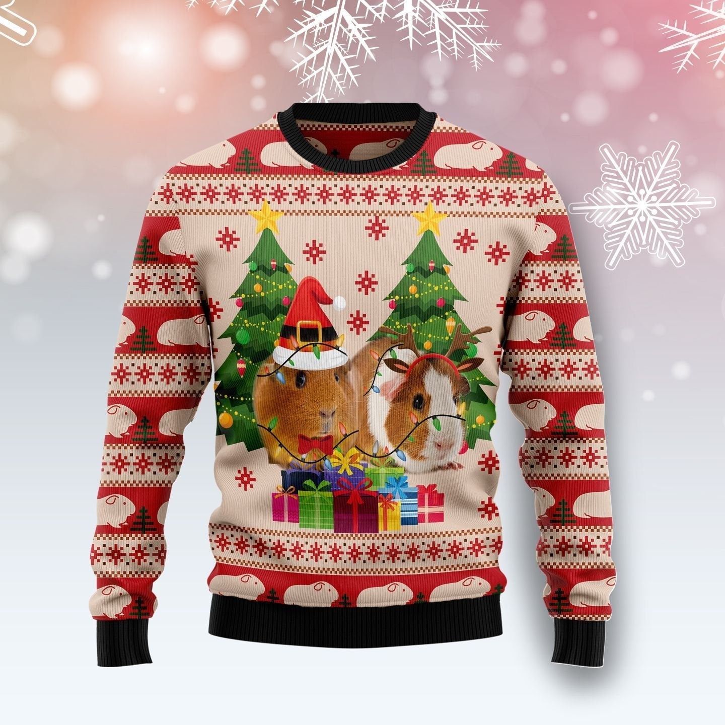 Guinea Pig Love Ugly Christmas Sweater Ugly Sweater For Men Women