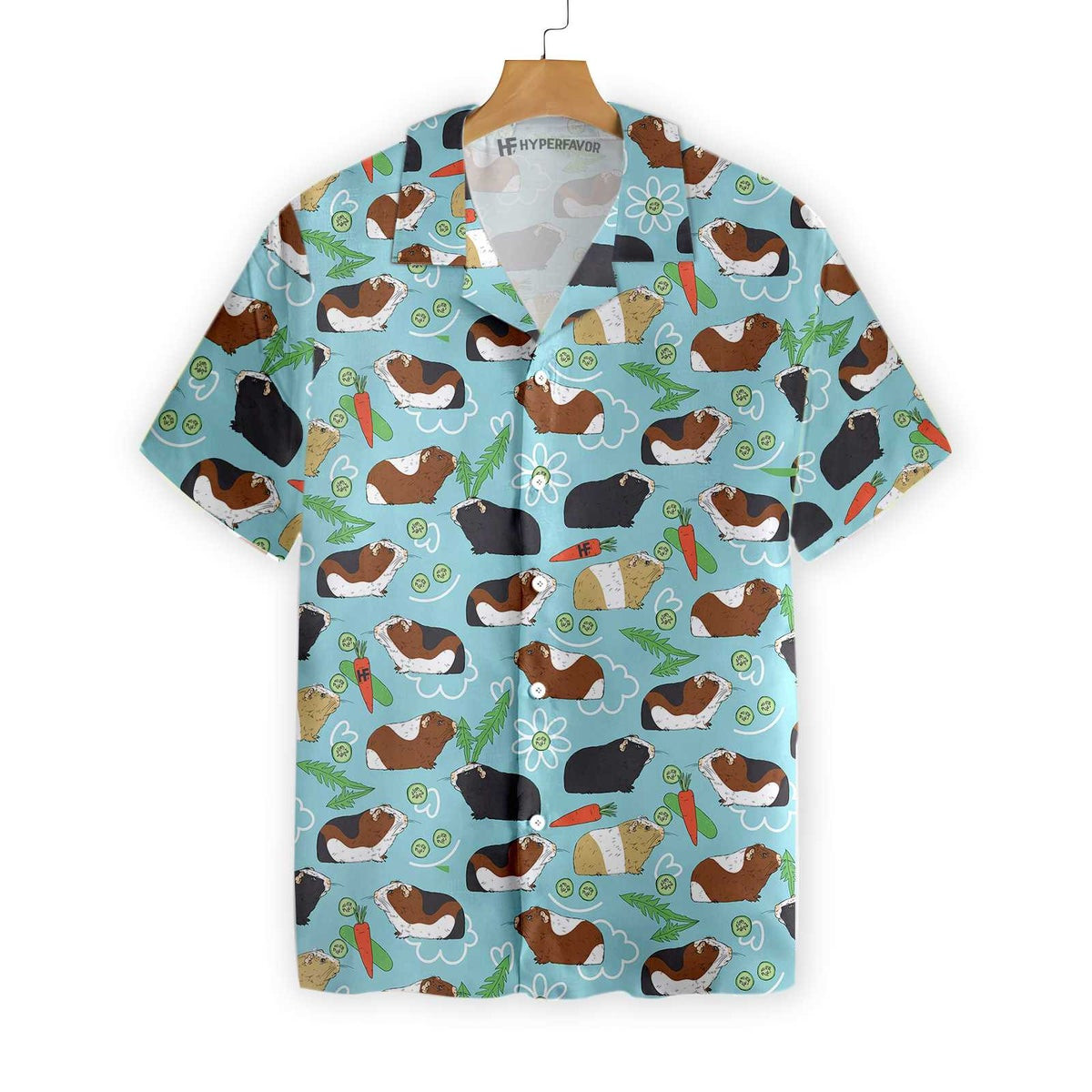 Guinea Pig Seamless Pattern V1 Hawaiian Shirt