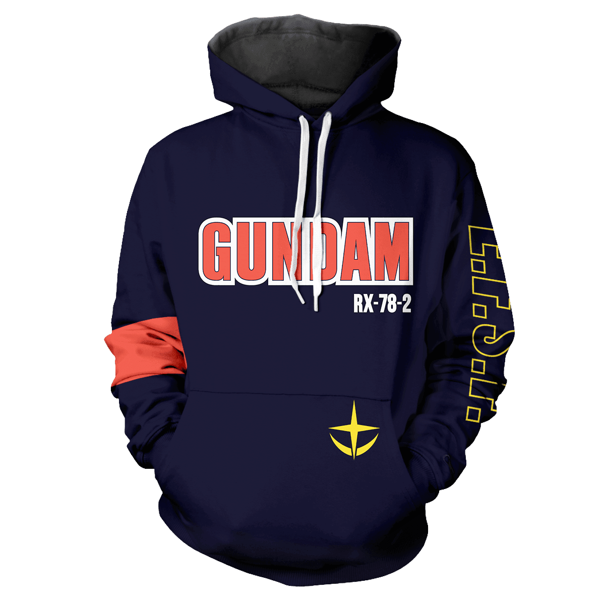 Gundam Unisex Pullover Hoodie 3D All Over Print Hoodie