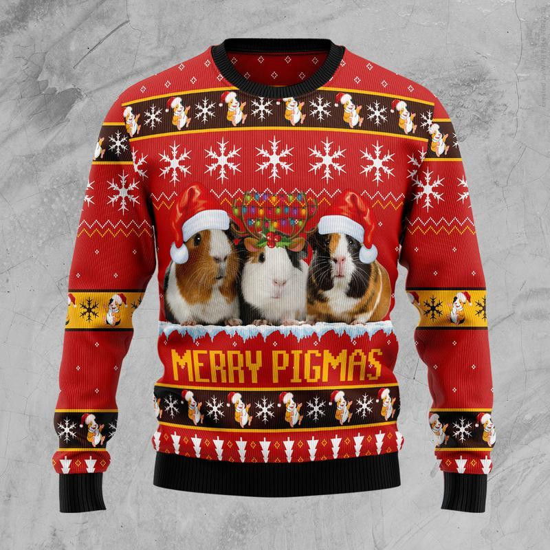 Guniea Pigmas Ugly Christmas Sweater Ugly Sweater For Men Women