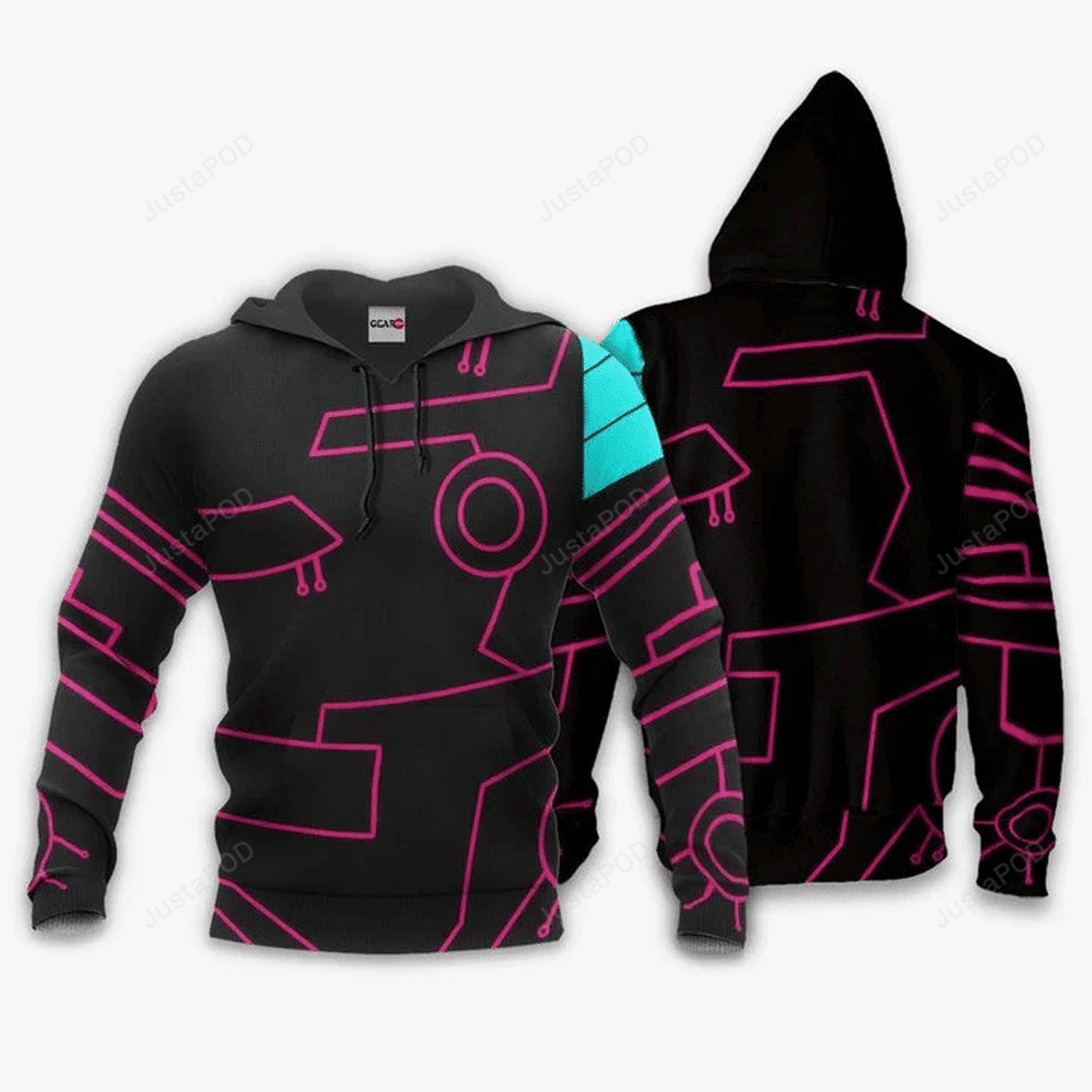 Gurren Lagann Anti Spiral Anime Manga 3d All Over Print Hoodie