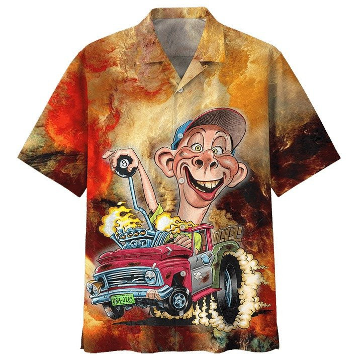 HOT ROD HAWAIIAN SHIRT 1 Summer Aloha Shirt