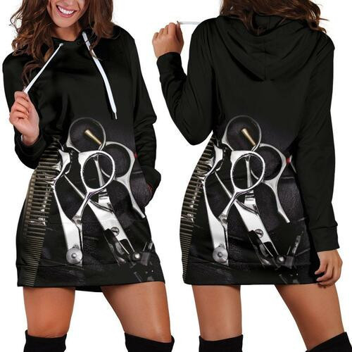 Hair Tools Hoodie Dress Sweater Dress Sweatshirt Dress 3d All Over Print For Women Hairstylist Bestseller Hoodie