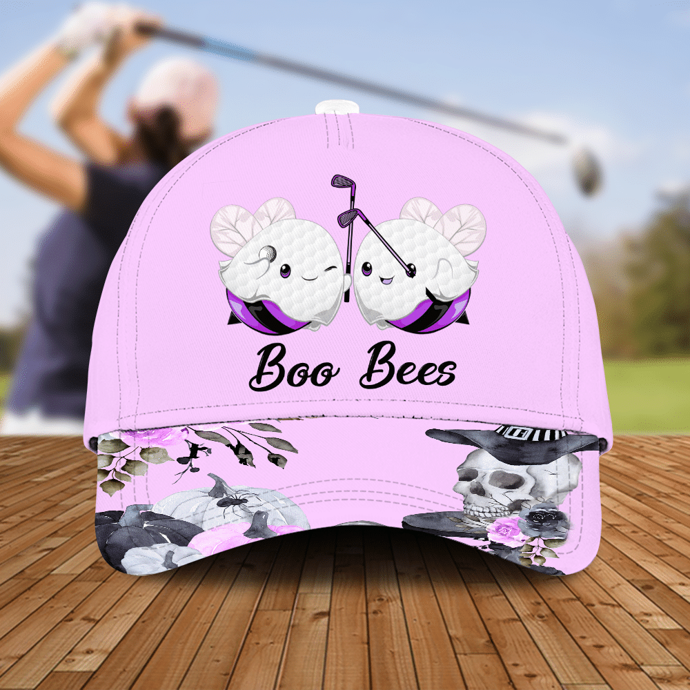 Halloween Boo Bees Golf Love Color Golfer Gift Caps For Women