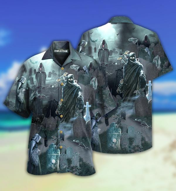 Halloween Death Could Not Hold Him In Tomb Limited - Hawaiian Shirt - Hawaiian Shirt For Men