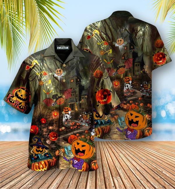 Halloween Fantasy Party Music Edition - Hawaiian Shirt - Hawaiian Shirt For Men