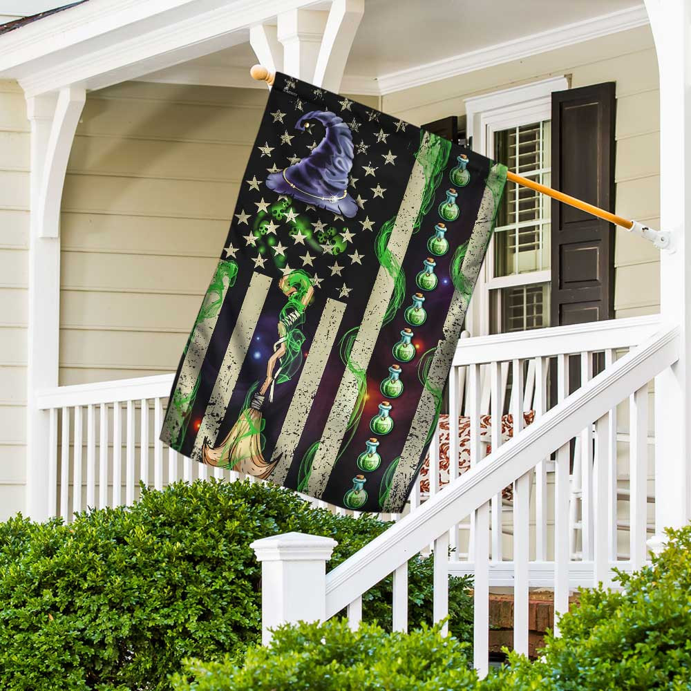 Halloween Flag Witch Flag Halloween Decor