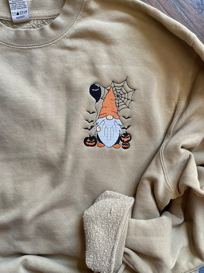 Halloween Gnome Crewneck Sweater