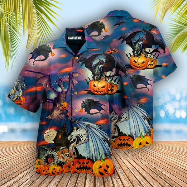 Halloween Treasure Guardians Dragon Edition - Hawaiian Shirt - Hawaiian Shirt For Men