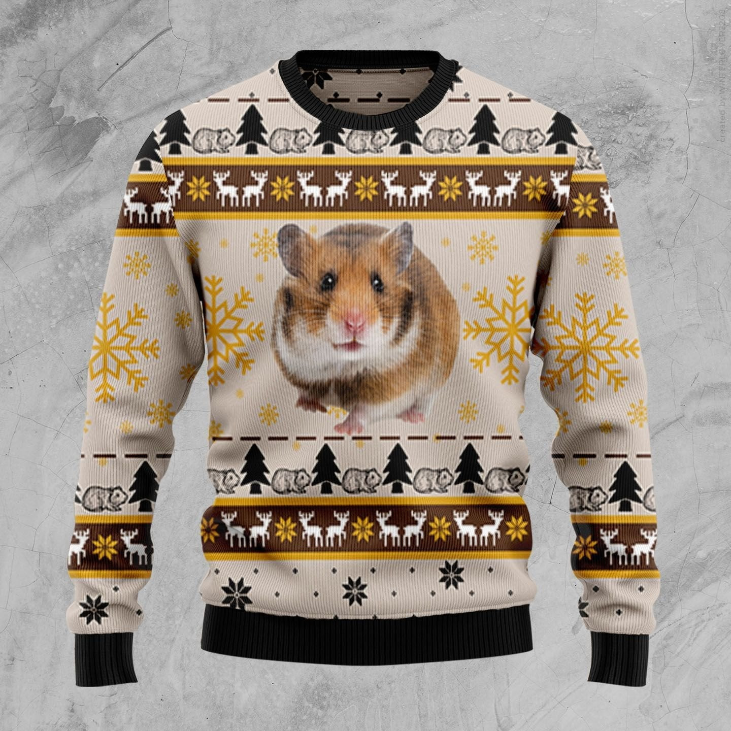 Hamster Cute Ugly Christmas Sweater Ugly Sweater For Men Women