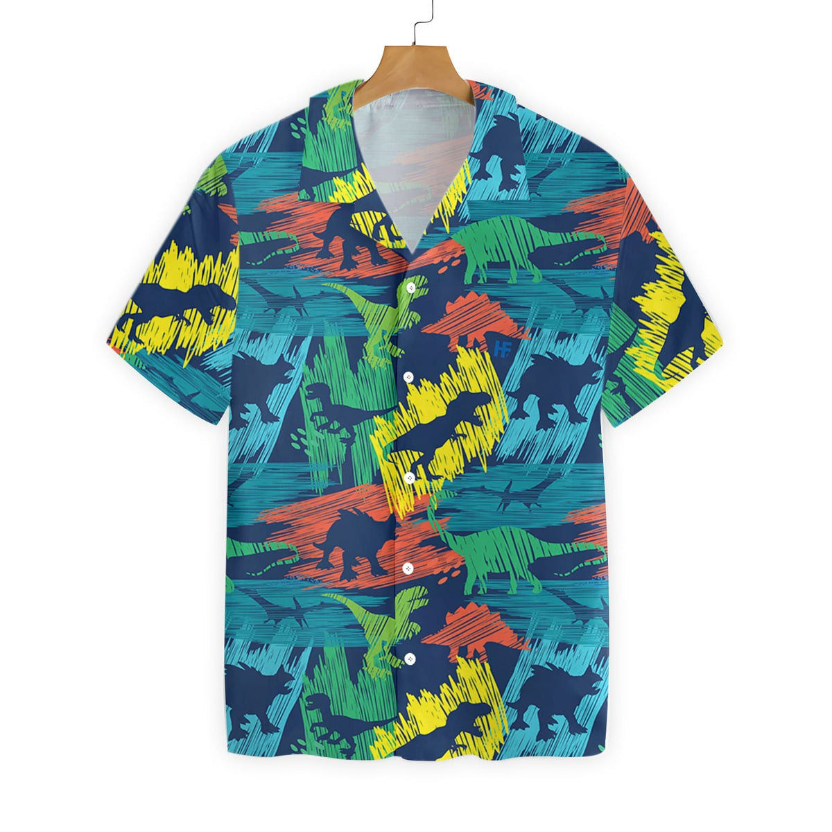 Hand-drawn Color Plates Hawaiian Shirt