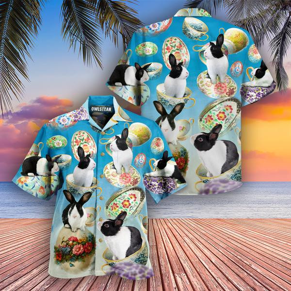 Happy Easter Bunnies Love You Edition - Hawaiian Shirt - Hawaiian Shirt For Men