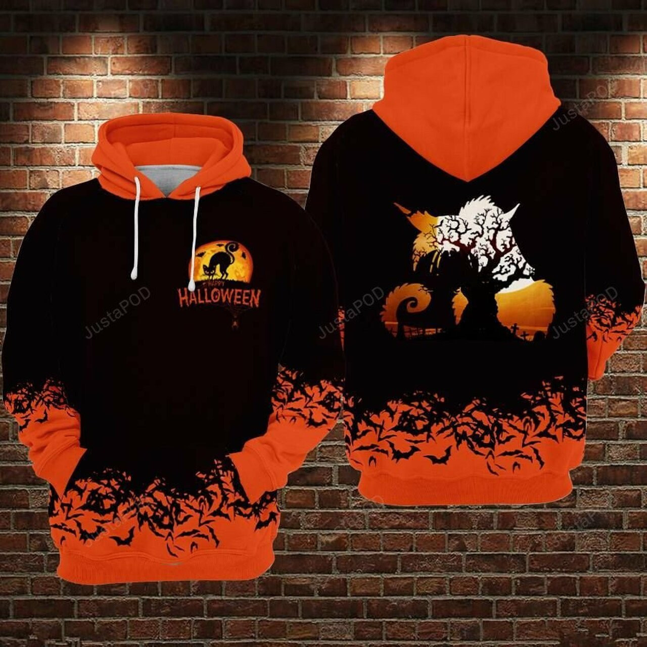 Happy Halloween 3d All Over Print Hoodie