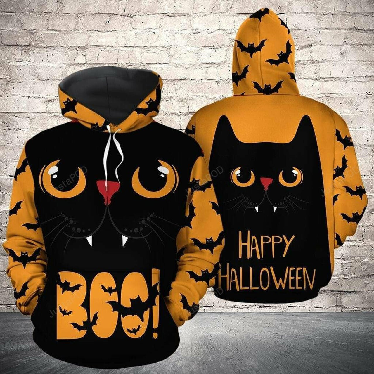 Happy Halloween Boo 3d All Print Hoodie