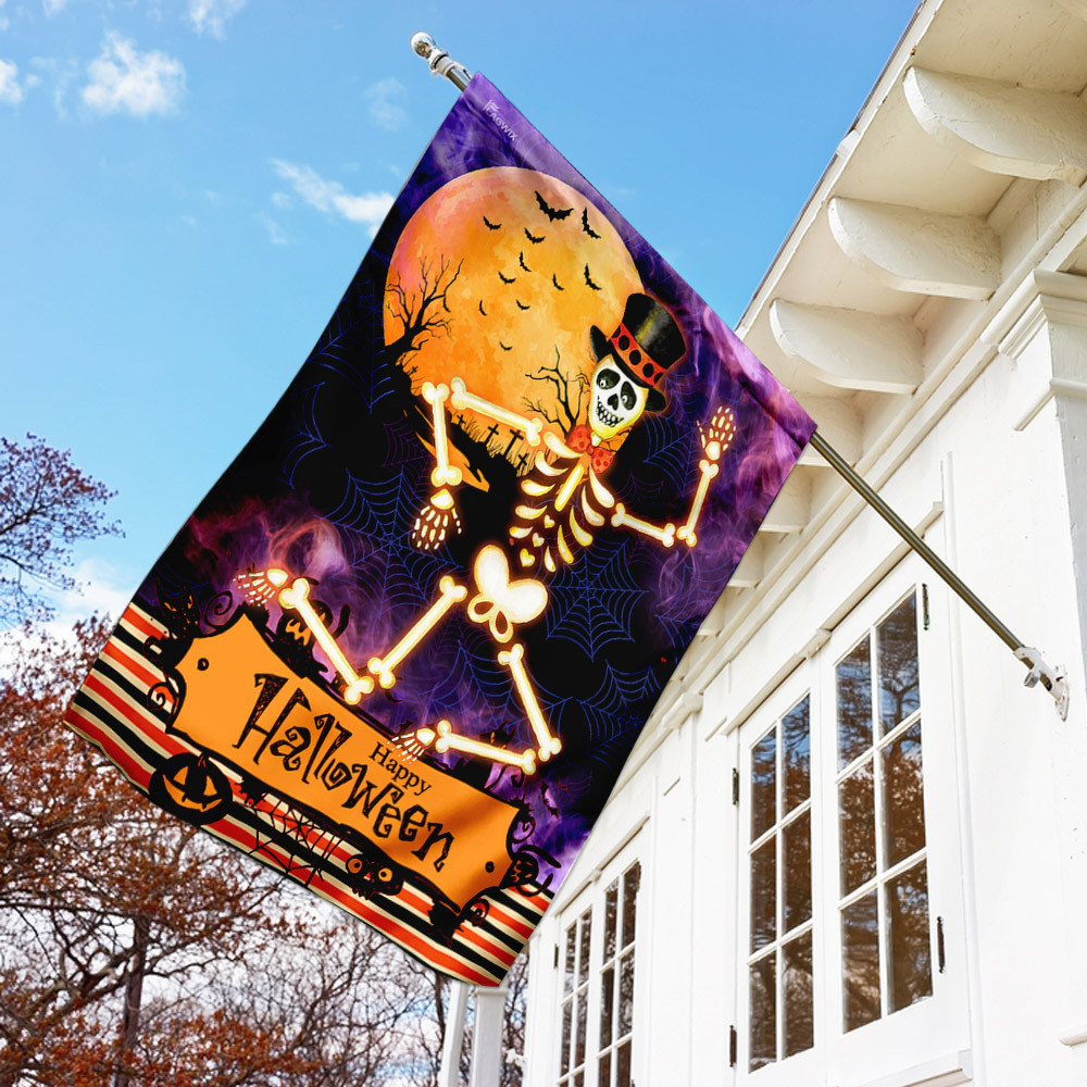 Happy Halloween Flag Halloween Outdoor Decor Fall Yard House Decoration