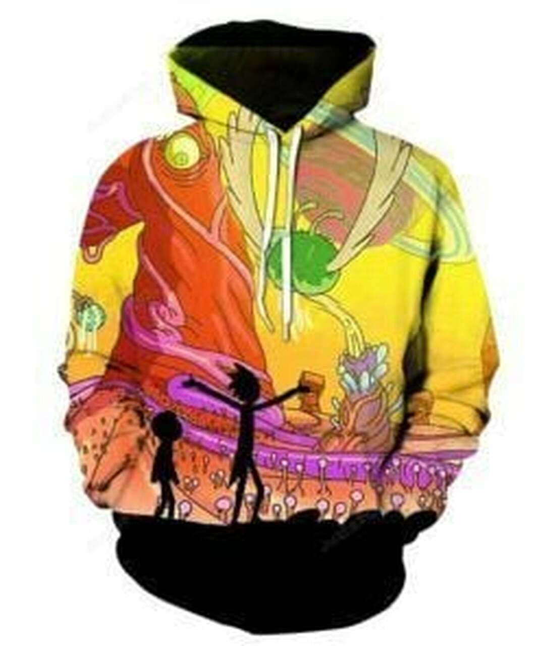 Harajuku 3d All Print Hoodie