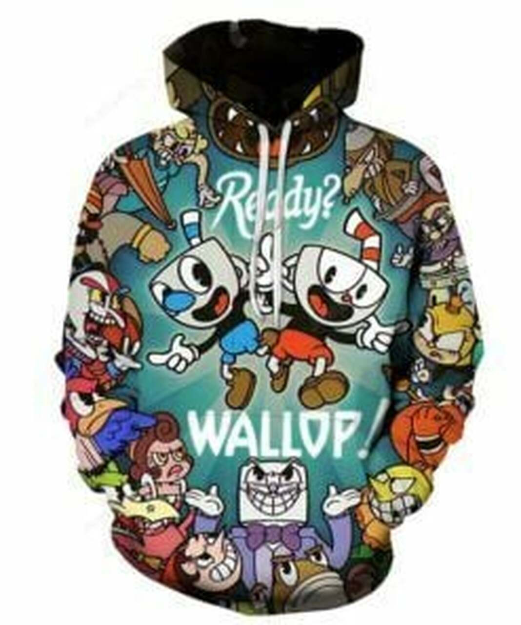 Harajuku 3d All Print Hoodie