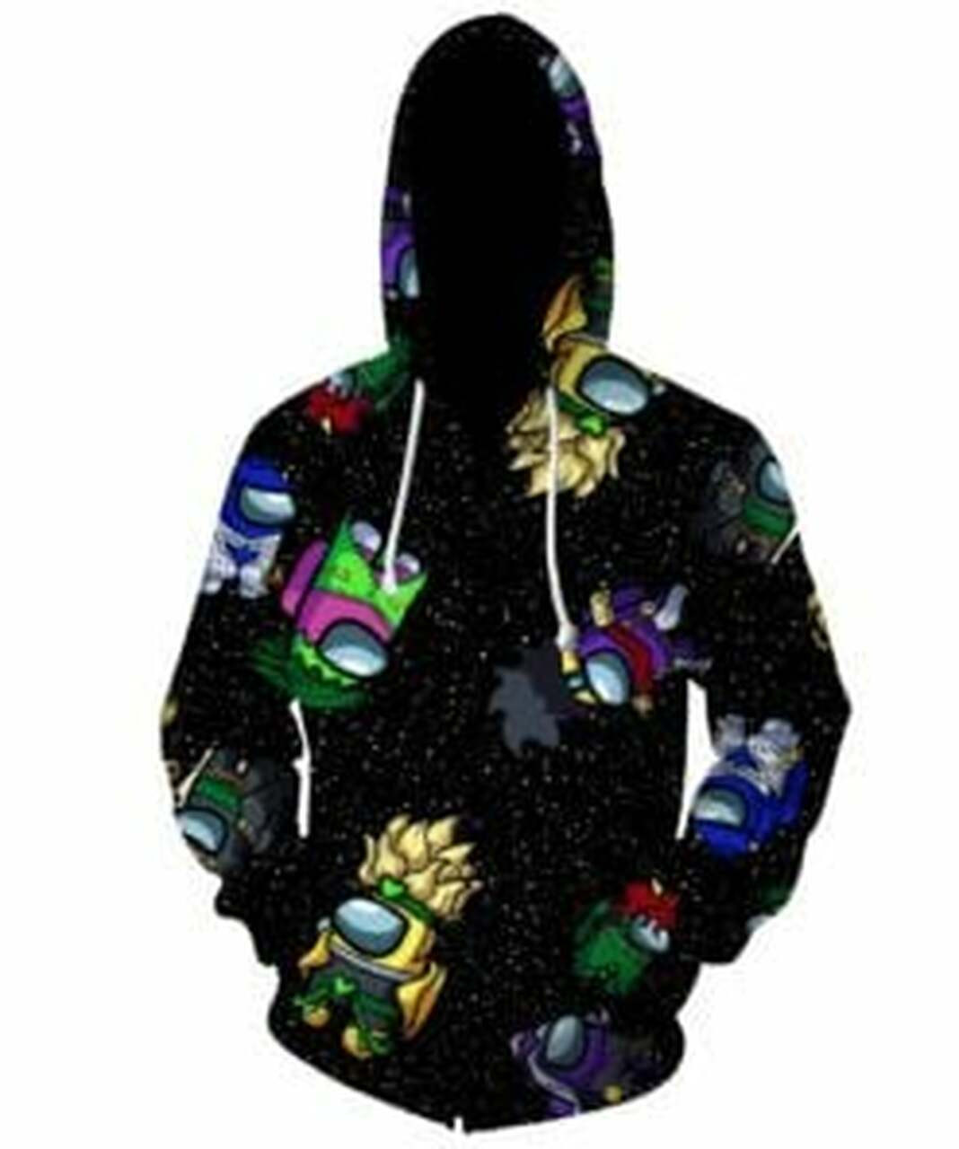 Harajuku 3d All Print Hoodie