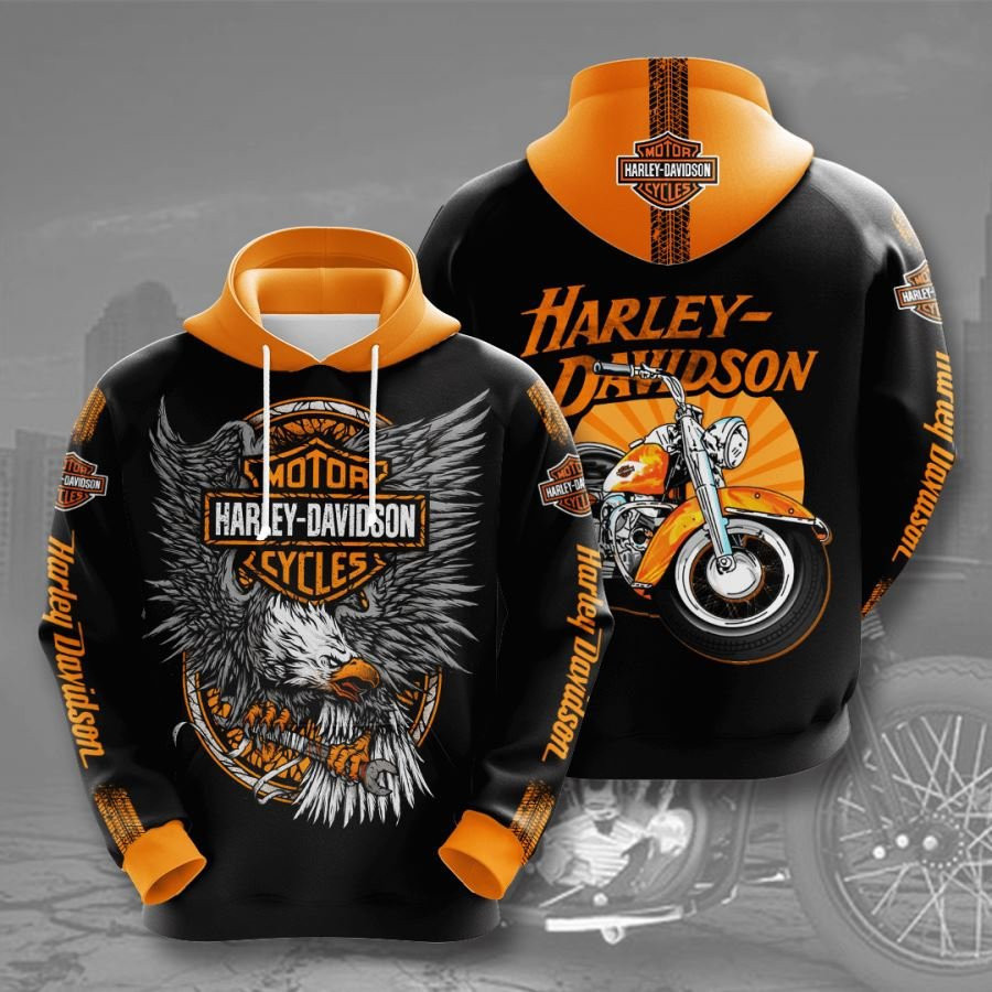 Harley Davidson No763 Custom Hoodie 3D