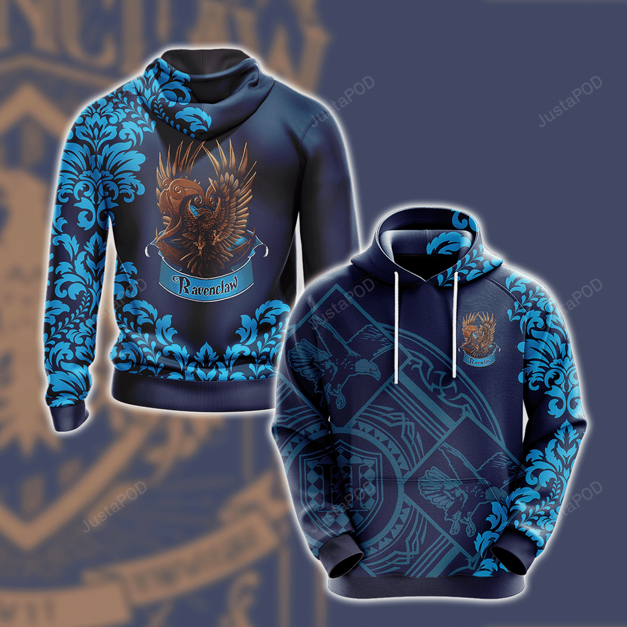 Harry Potter Wise Like A Ravenclaw 3d All Over Printed Hoodie