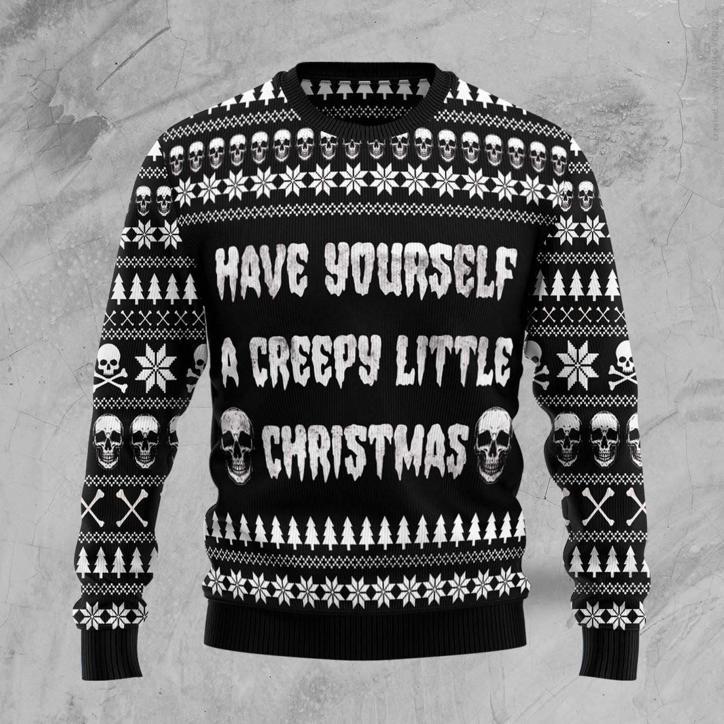 Have Yourself A Creepy Little Ugly Christmas Sweater Ugly Sweater For Men Women