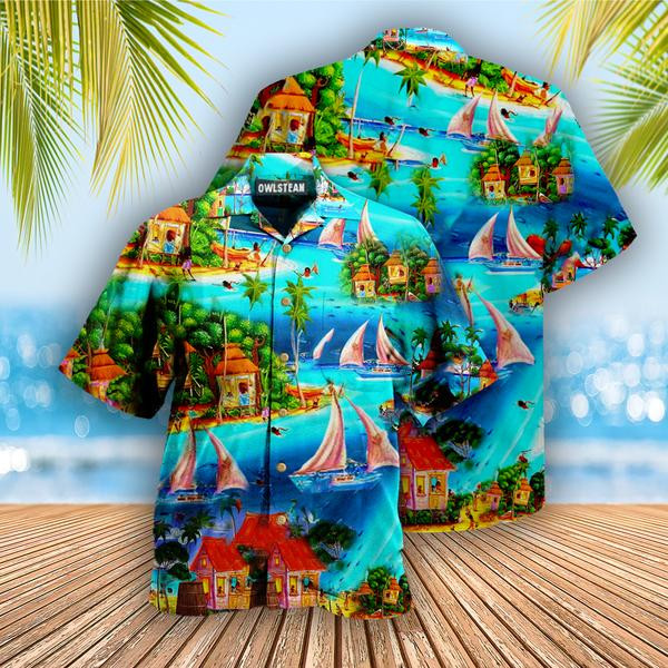 Hawaii Life Is A Beach Edition - Hawaiian Shirt - Hawaiian Shirt For Men