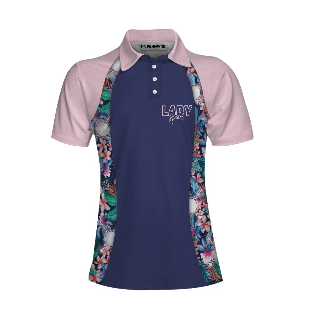 Hawaiian Dream And Golf Short Sleeve Women Polo Shirt