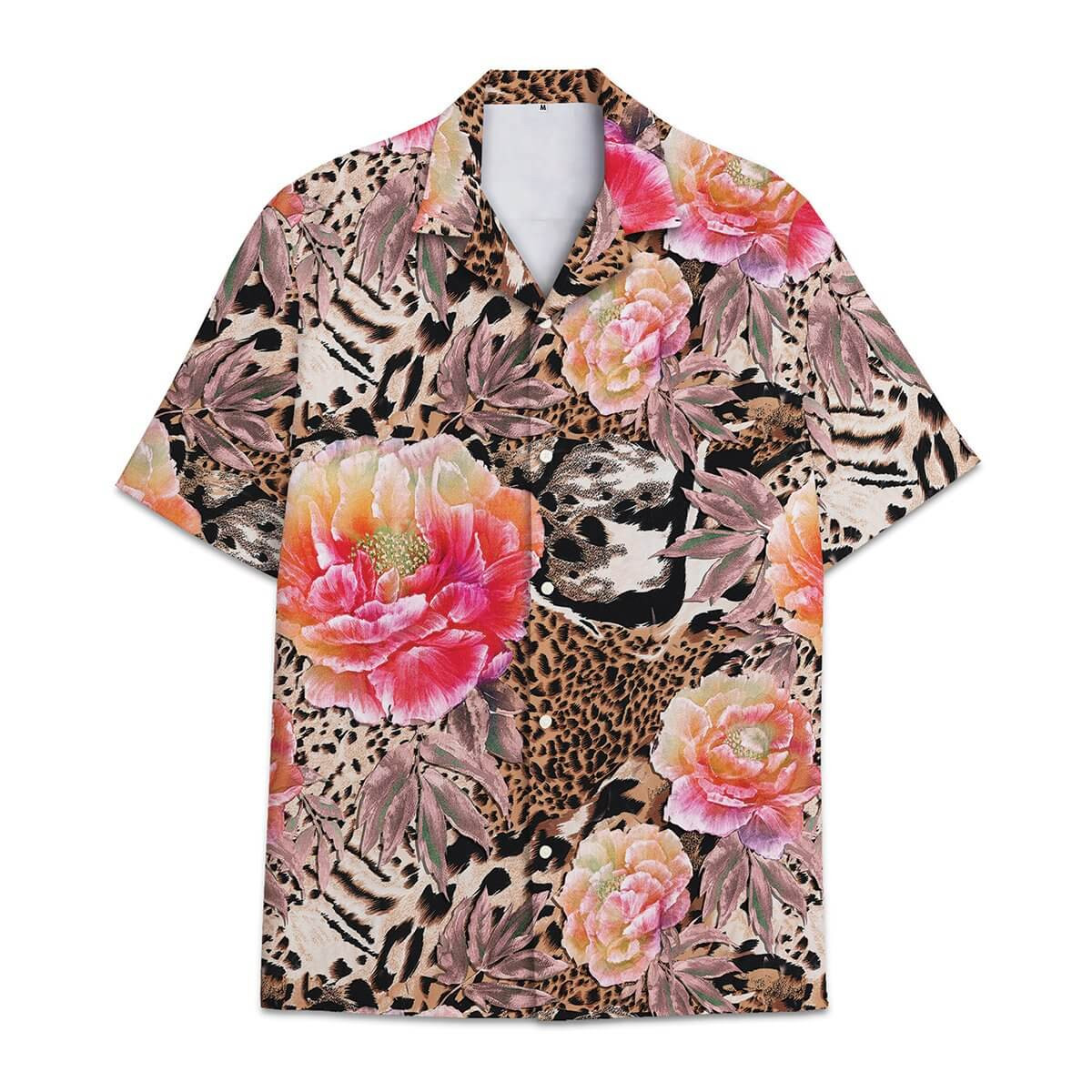 Hawaiian Shirt Animal - Aloha Tropical Flower And Leaf Tropical Combined With Animal