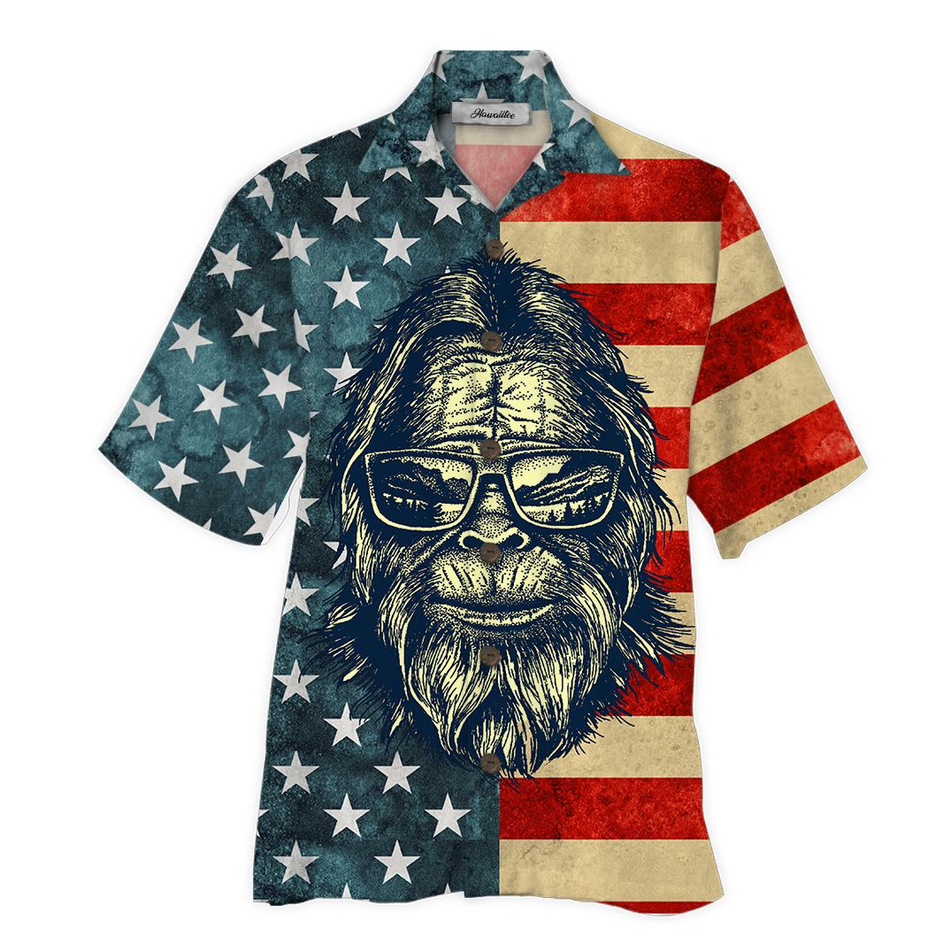 Hawaiian Shirt Bigfoot Hawaiian Shirt For Men
