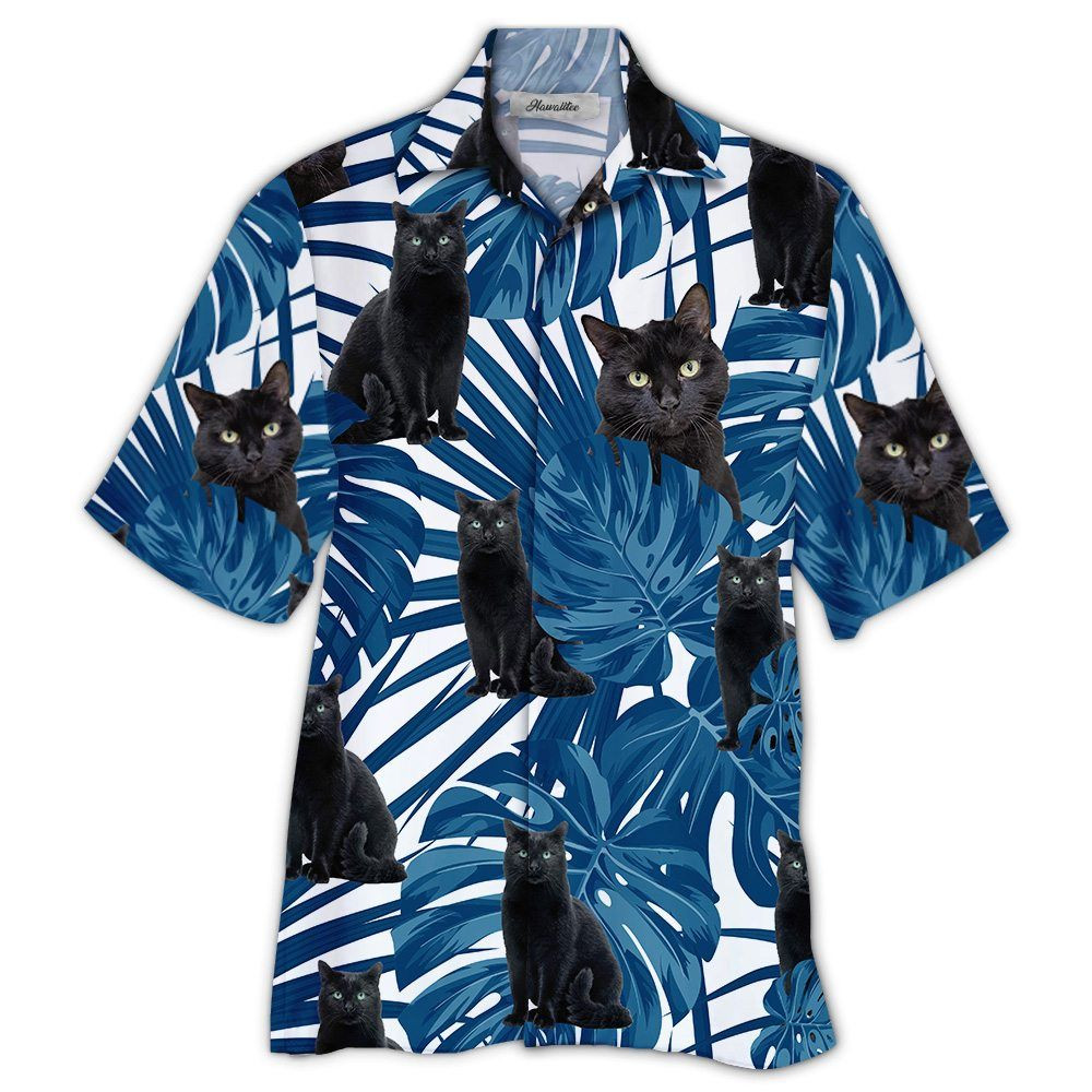Hawaiian Shirt Black Cats Hawaiian Shirt For Men