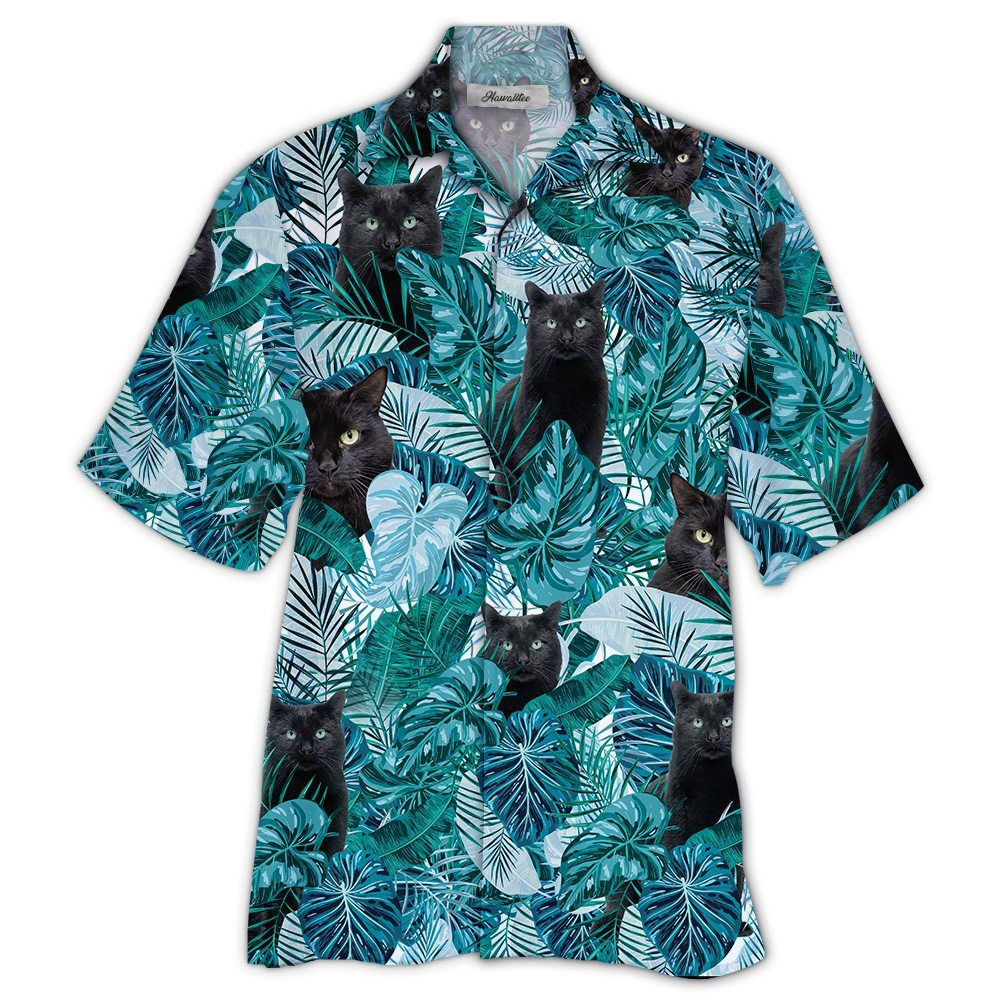 Hawaiian Shirt Black Cats Hawaiian Shirt For Men, Hawaiian Shirt For Women, Aloha Shirt