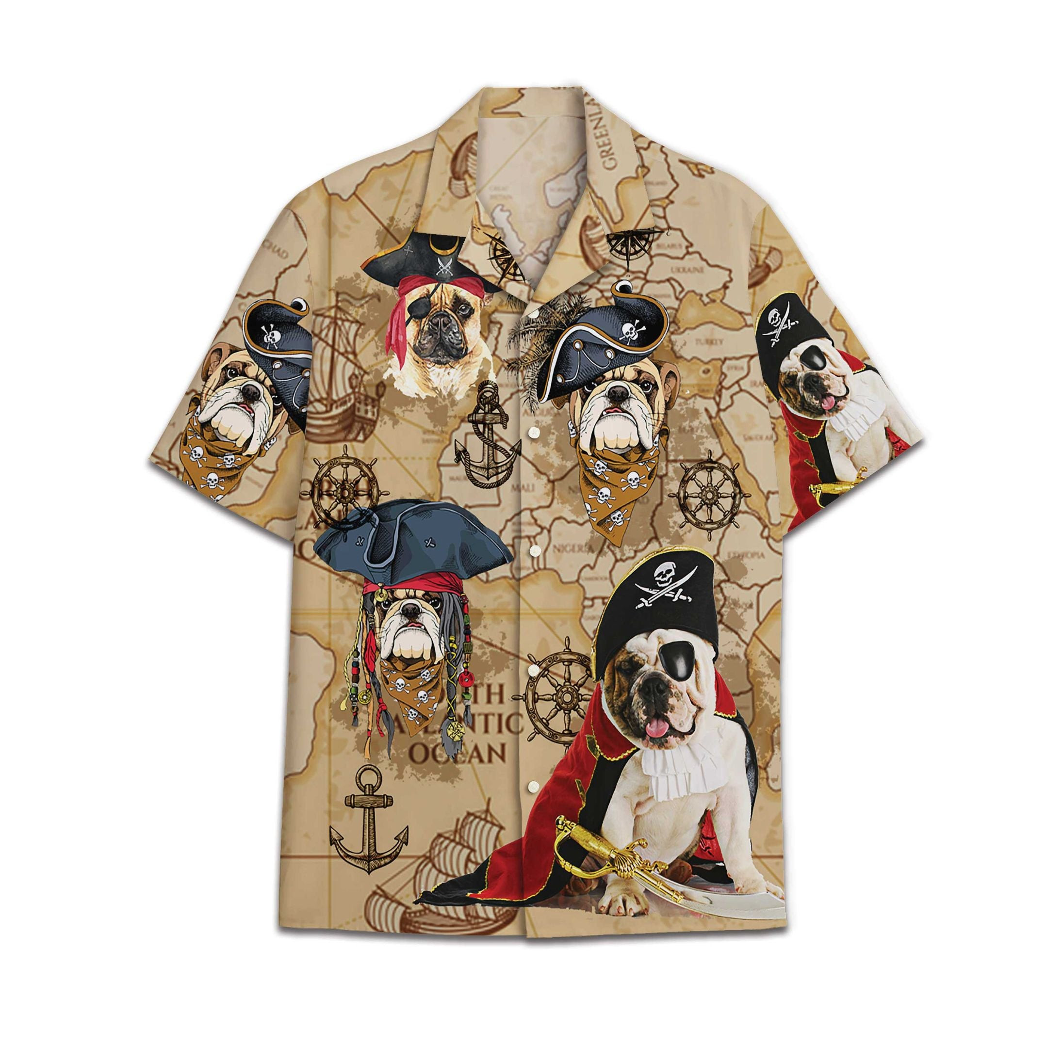 Hawaiian Shirt Bulldog Hawaiian Shirt For Men, Hawaiian Shirt For Women, Aloha Shirt