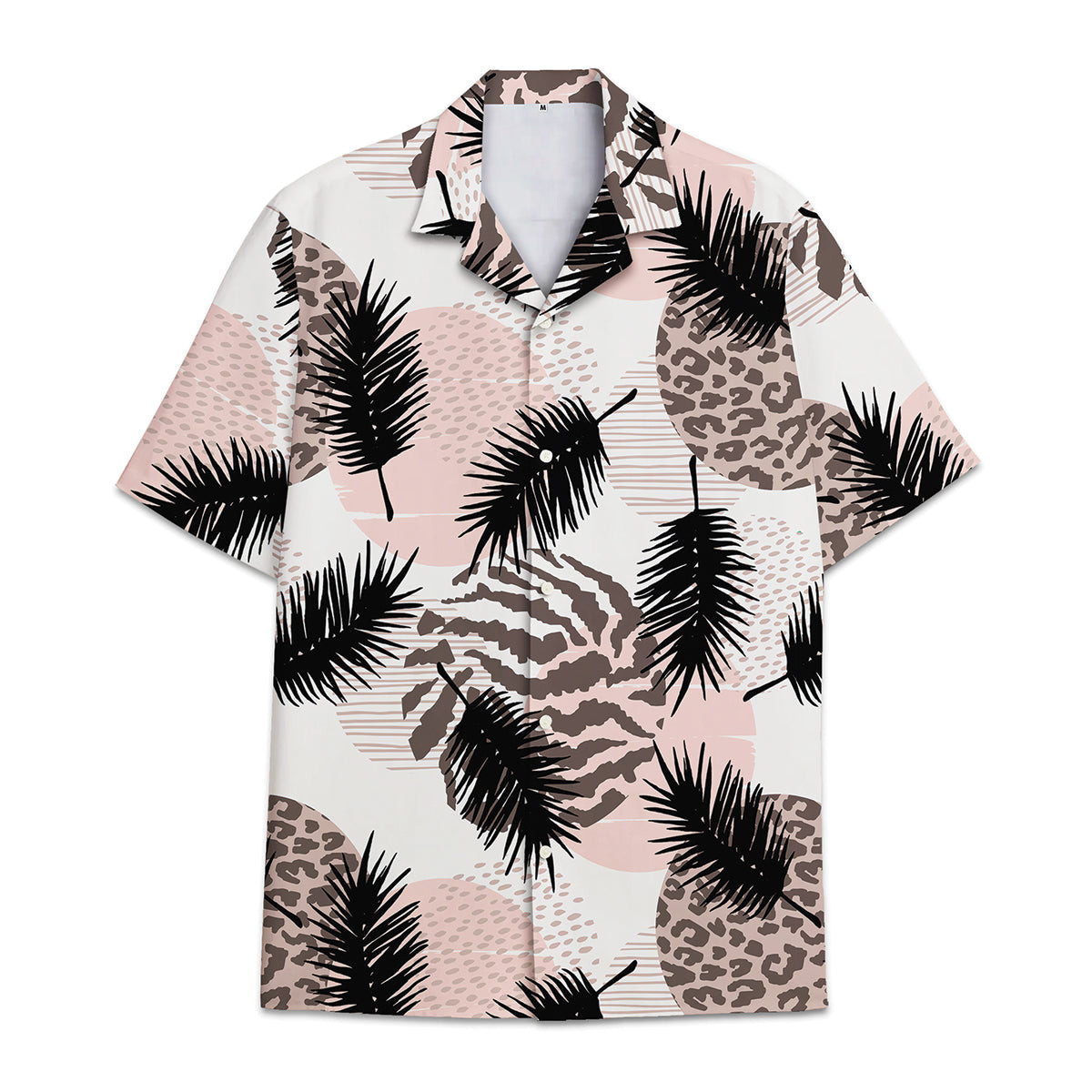 Hawaiian Shirt Coconut Leaves Cocount Tree Cocount Tree Pattern Combination Tropical Plant