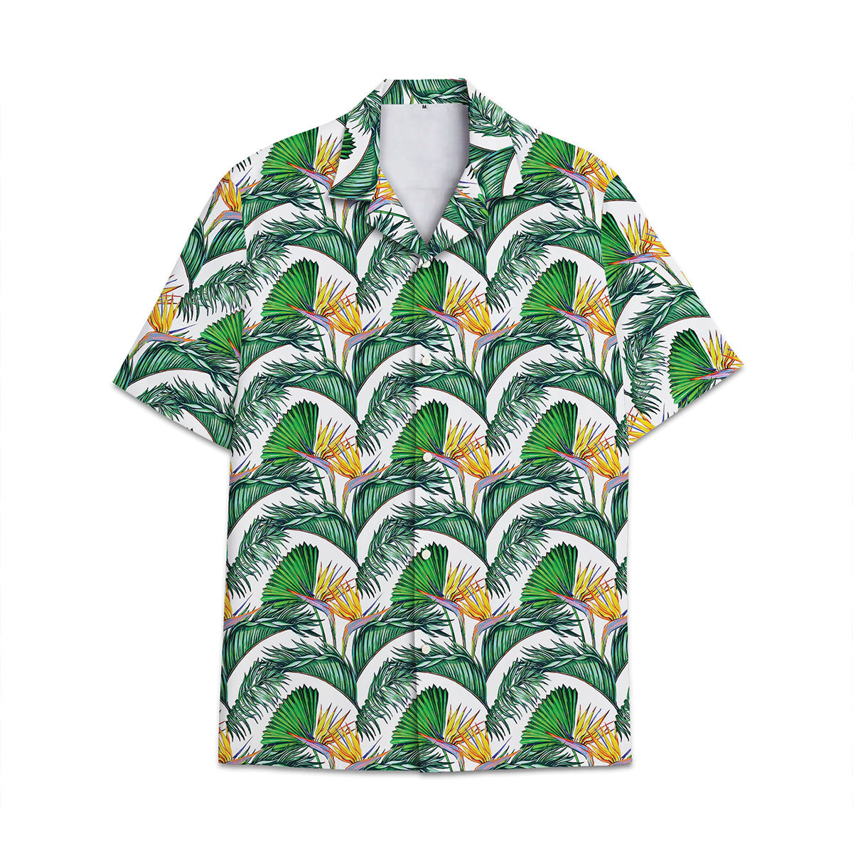 Hawaiian Shirt Coconut Leaves Cocount Tree Pattern Combination Tropical Plant