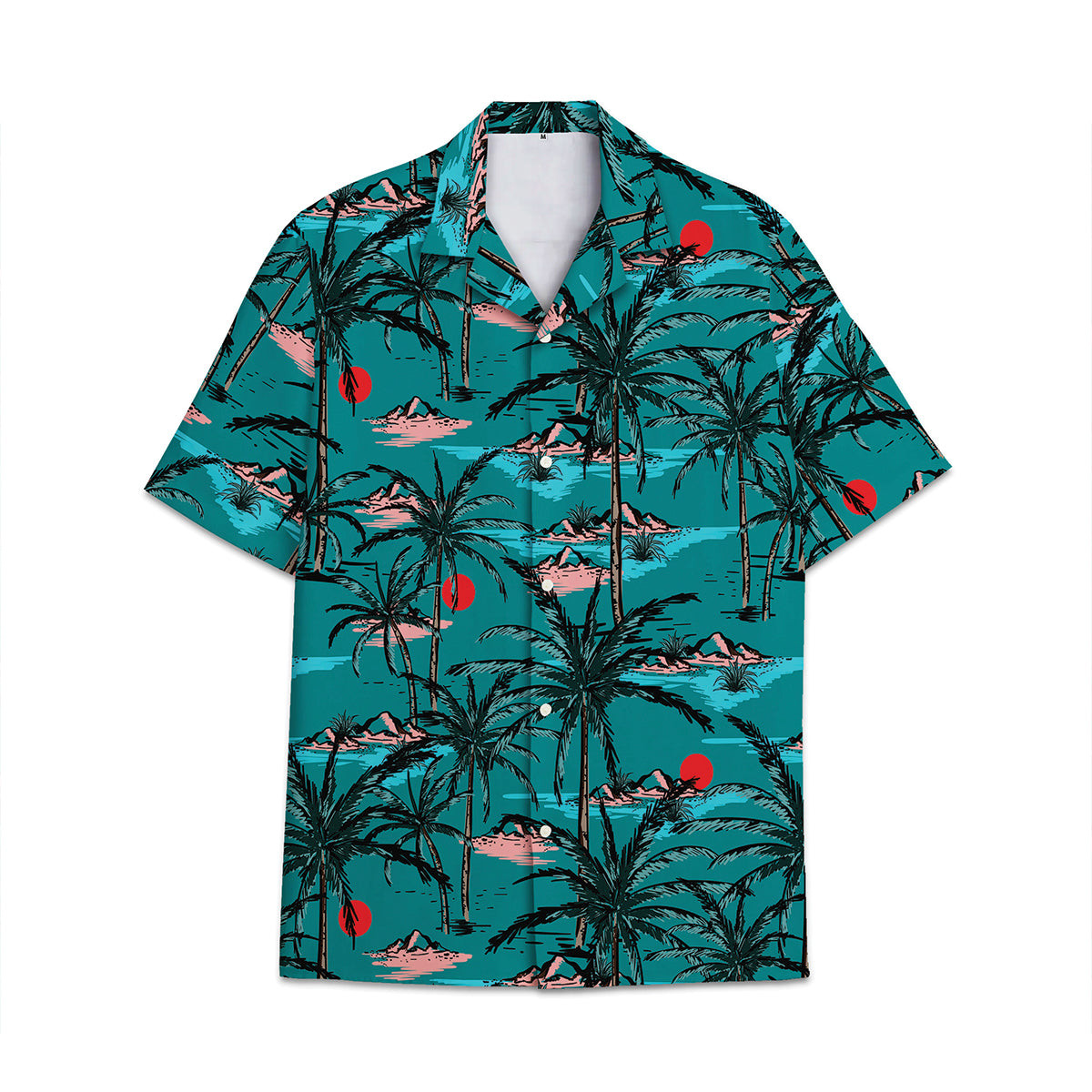 Hawaiian Shirt Coconut Leaves Cocount Tree Pattern Combination Tropical Plant