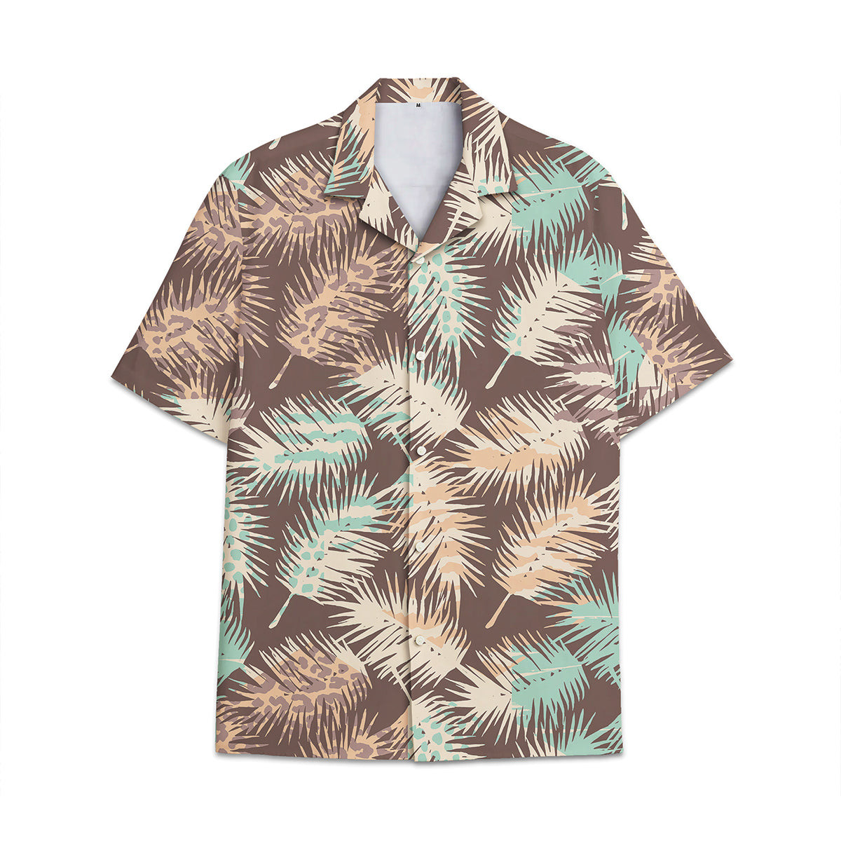 Hawaiian Shirt Coconut Leaves Cocount Tree Pattern Combination Tropical Plant