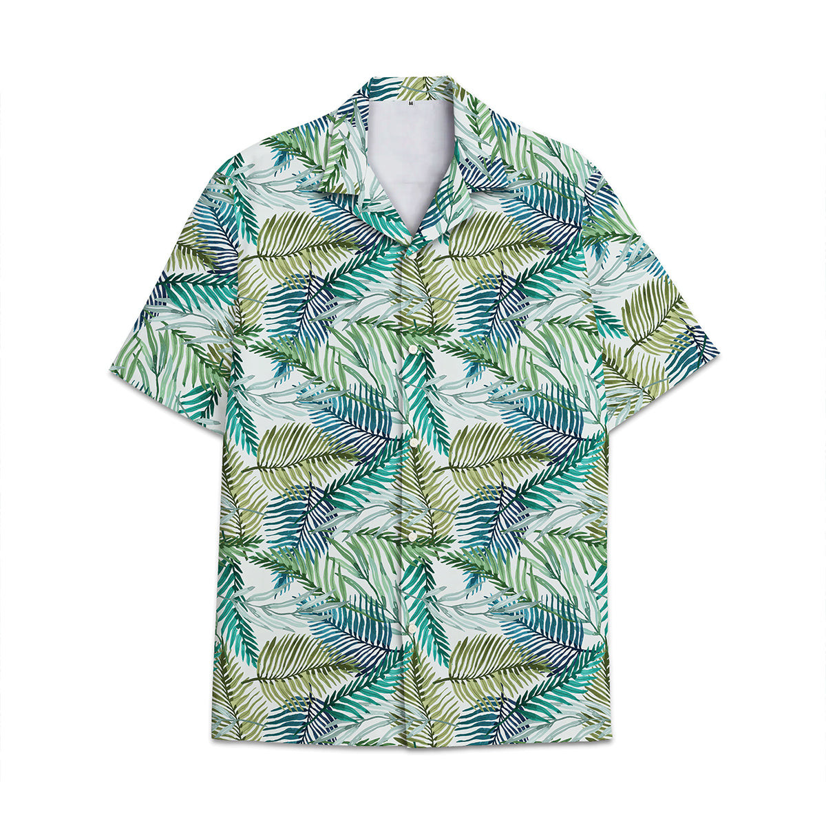 Hawaiian Shirt Coconut Leaves Cocount Tree Pattern Combination Tropical Plant