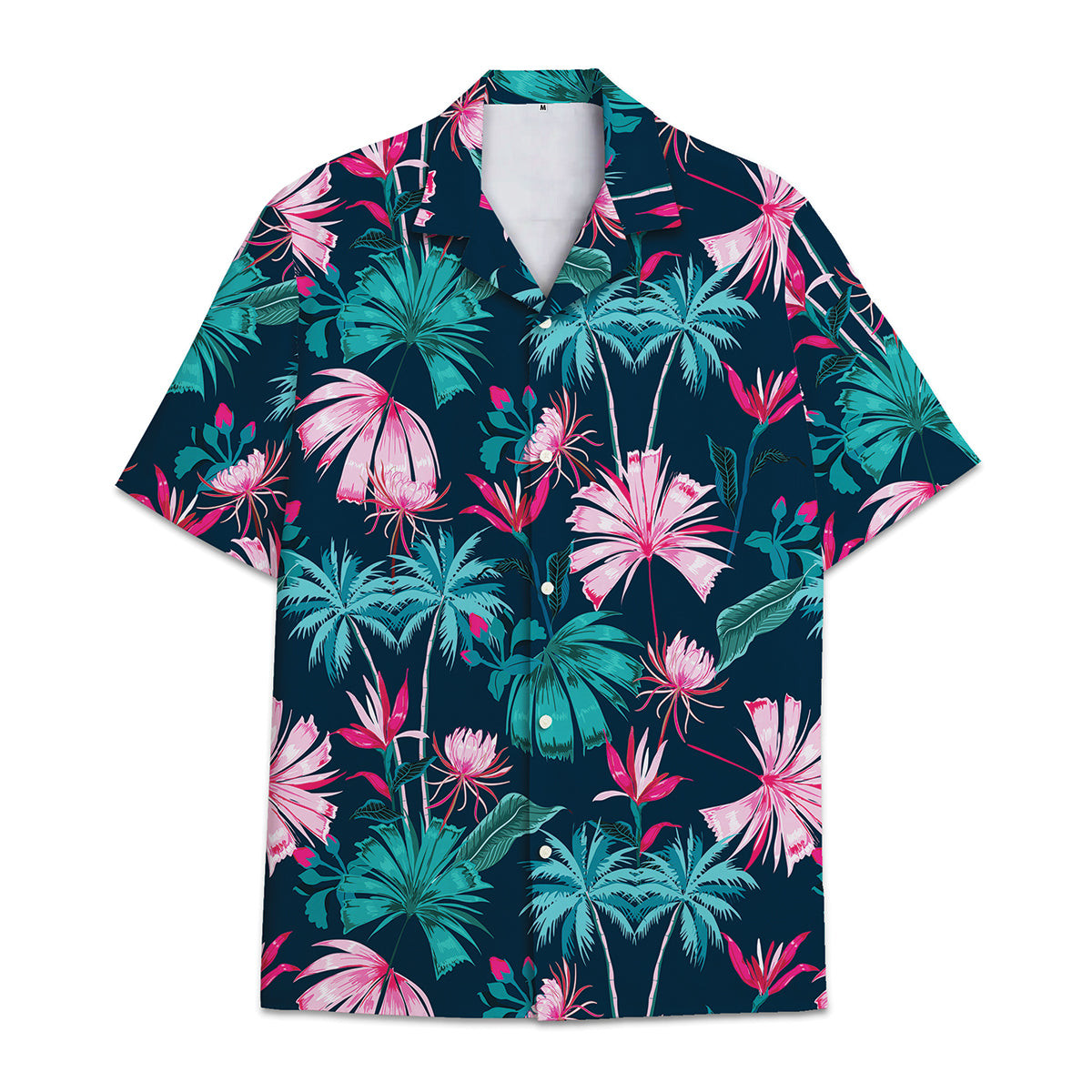 Hawaiian Shirt Cocount Tree  Coconut Leaves Cocount Tree Pattern Combination Tropical Plant