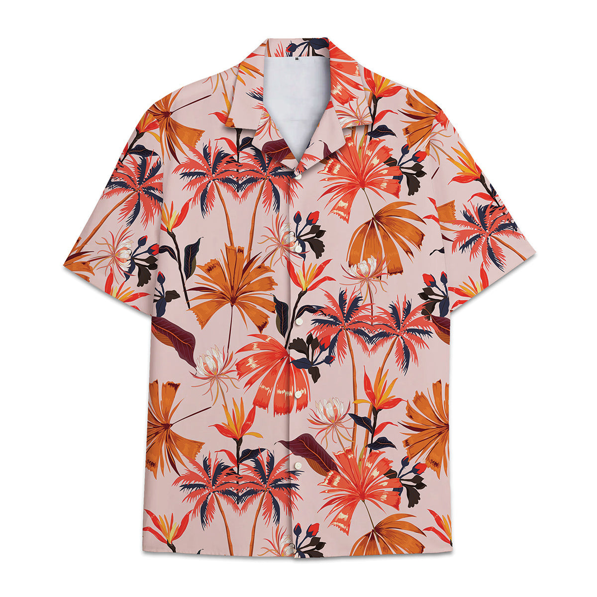 Hawaiian Shirt Cocount Tree  Coconut Leaves Cocount Tree Pattern Combination Tropical Plant