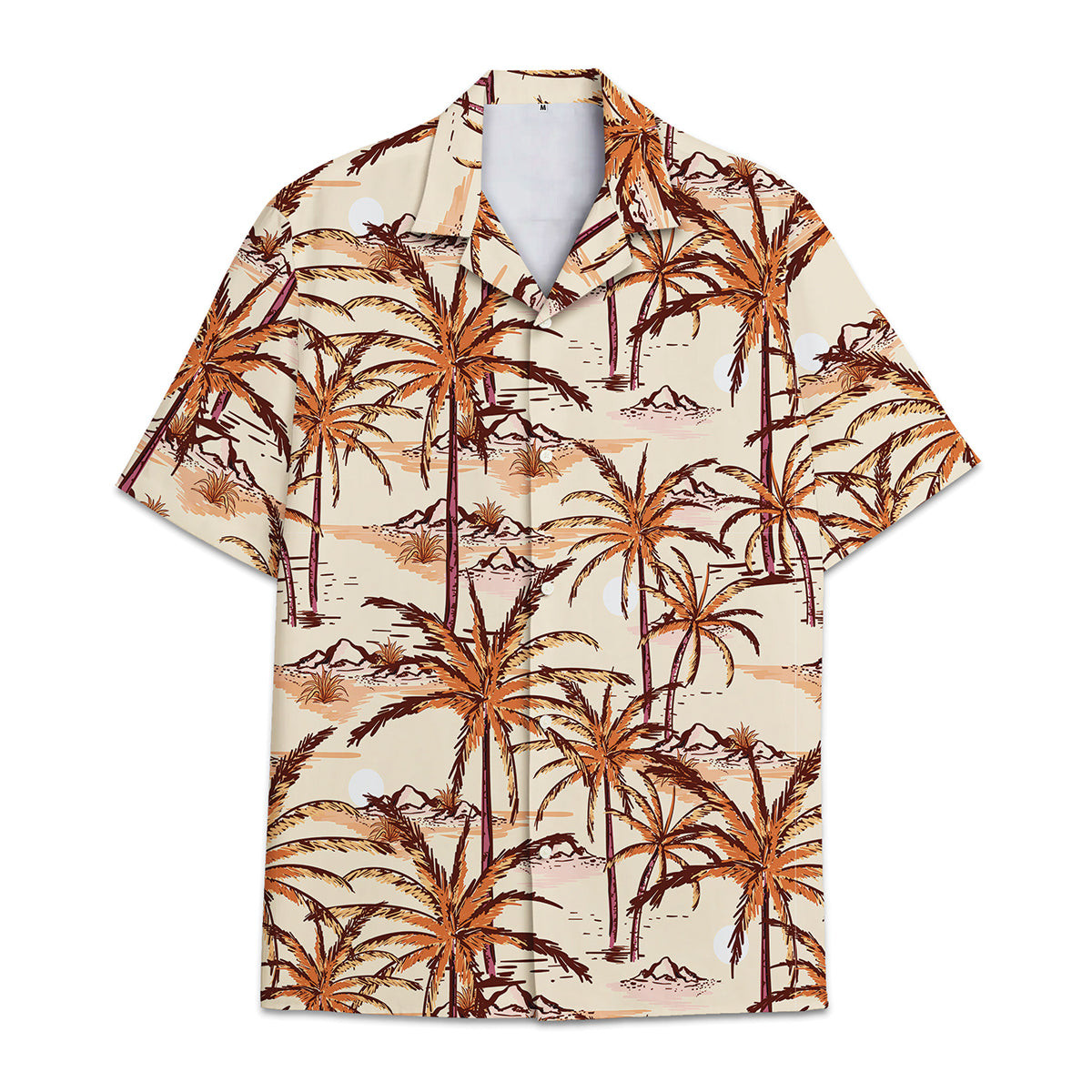 Hawaiian Shirt Cocount Tree  Coconut Leaves Cocount Tree Pattern Combination Tropical Plant