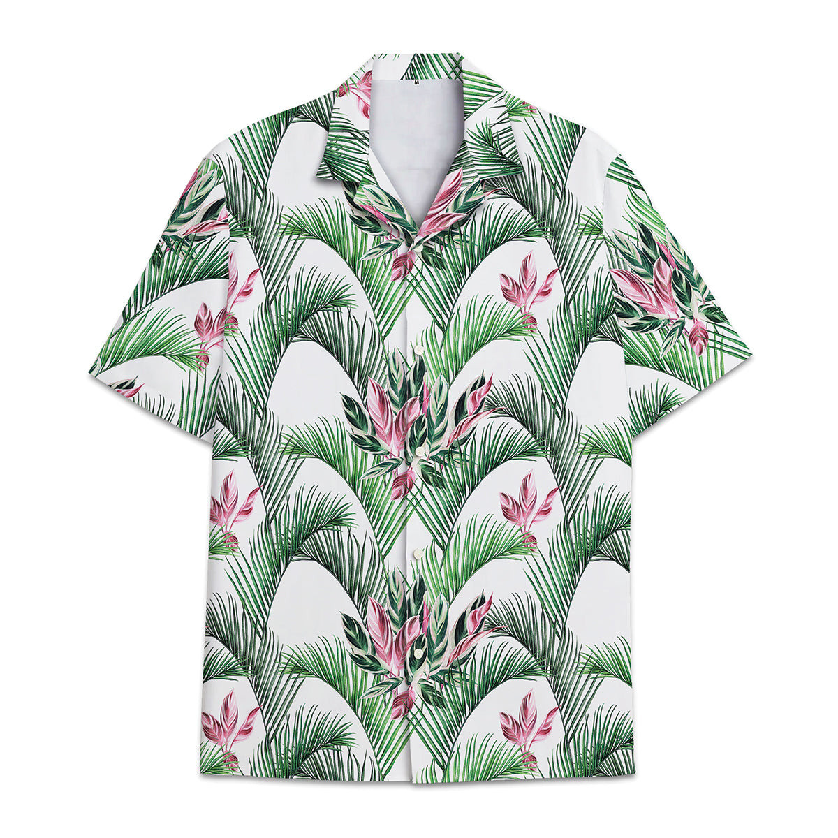 Hawaiian Shirt Cocount Tree Coconut Leaves Pattern Combination Tropical Plant