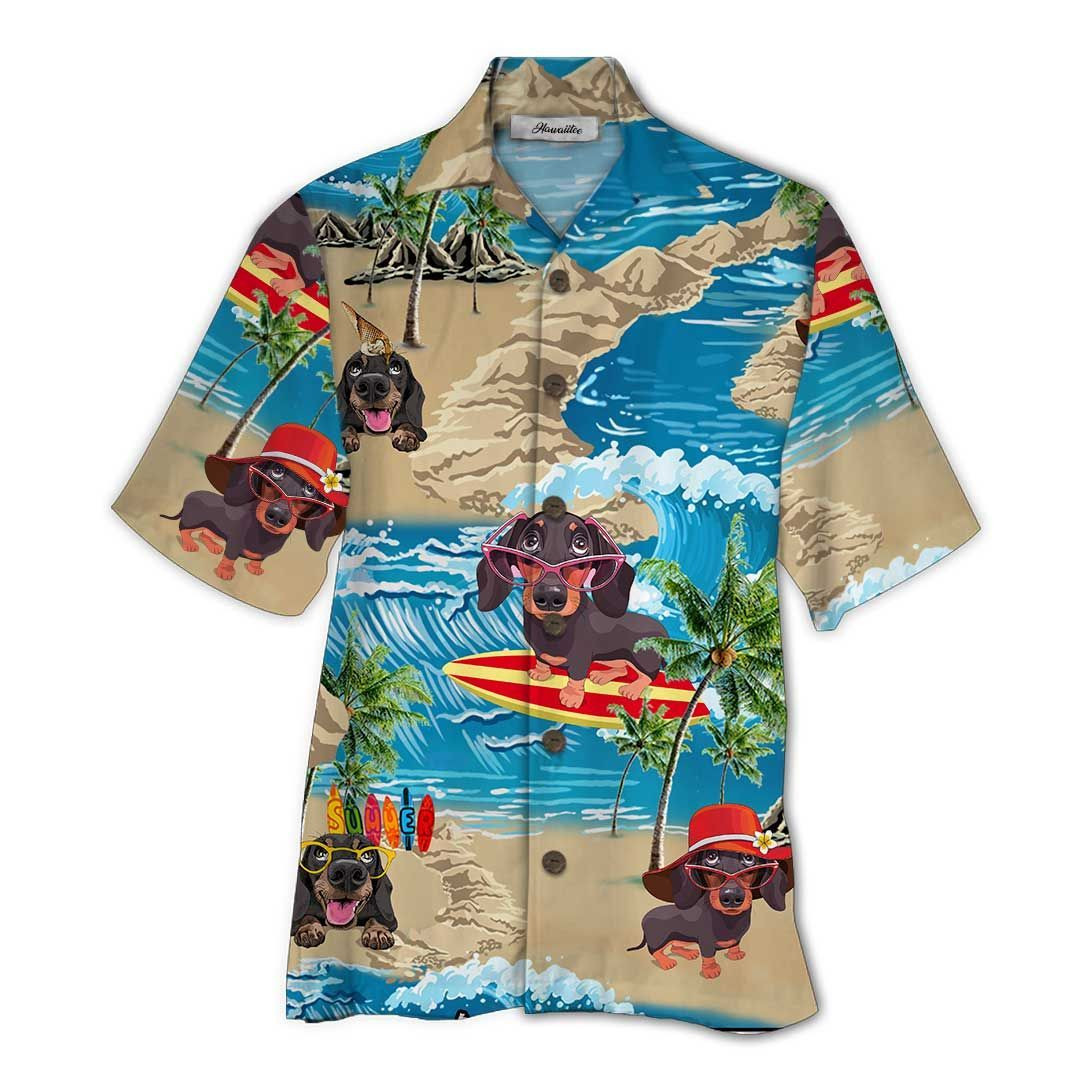 Hawaiian Shirt Dachshund Hawaiian Shirt For Men