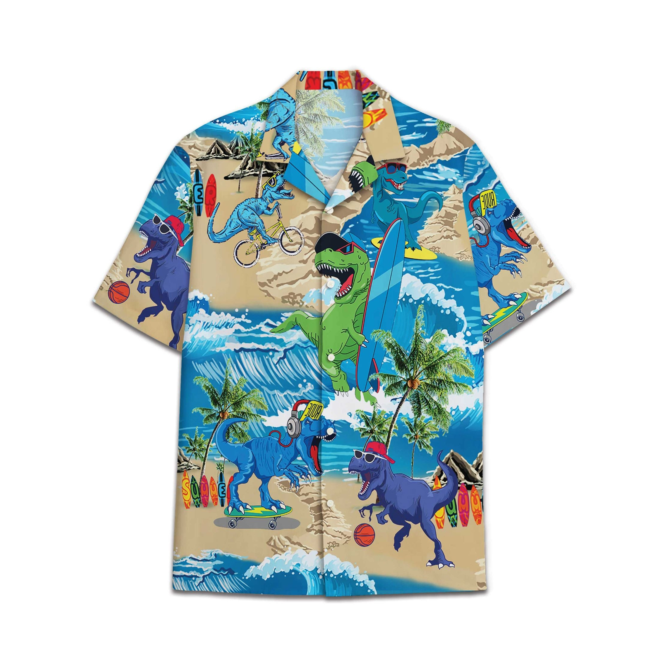 Hawaiian Shirt Dinosaur Hawaiian Shirt For Men